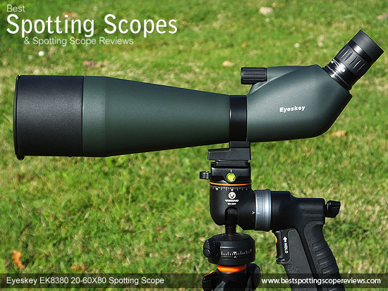 The Angled Eyeskey EK8380 20-60x80 Spotting Scope