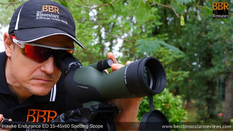 Focusing the Hawke Endurance ED 15-45x60 Spotting Scope