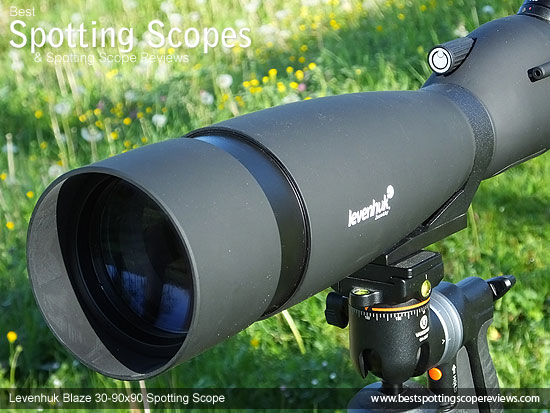 The Sunshield on the Levenhuk 30-90x90 Spotting Scope