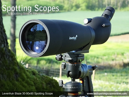 The Angled Levenhuk 30-90x90 Spotting Scope