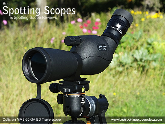 The Angled Opticron MM3 60 GA ED Travelscope