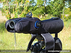 Rear view of the Snypex Stay On Spotting Scope Cover