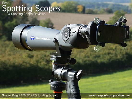 Digiscoping with the Snypex Knight T80 and the Snypex X-Wing Adapter