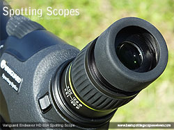 Eyecup on the Vanguard Endeavor HD 82A Spotting Scope