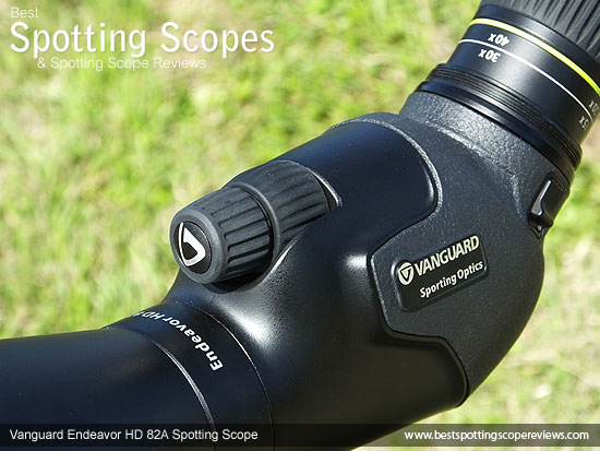 Focus Wheels on the Vanguard Endeavor HD 82A Spotting Scope