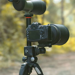 Vanguard PH-240 Window mount attached to a tripod