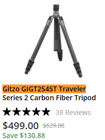 Gitzo GIGT2545T  Tripod sale