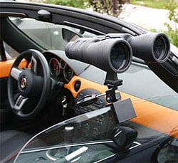 Window Mount with binoculars