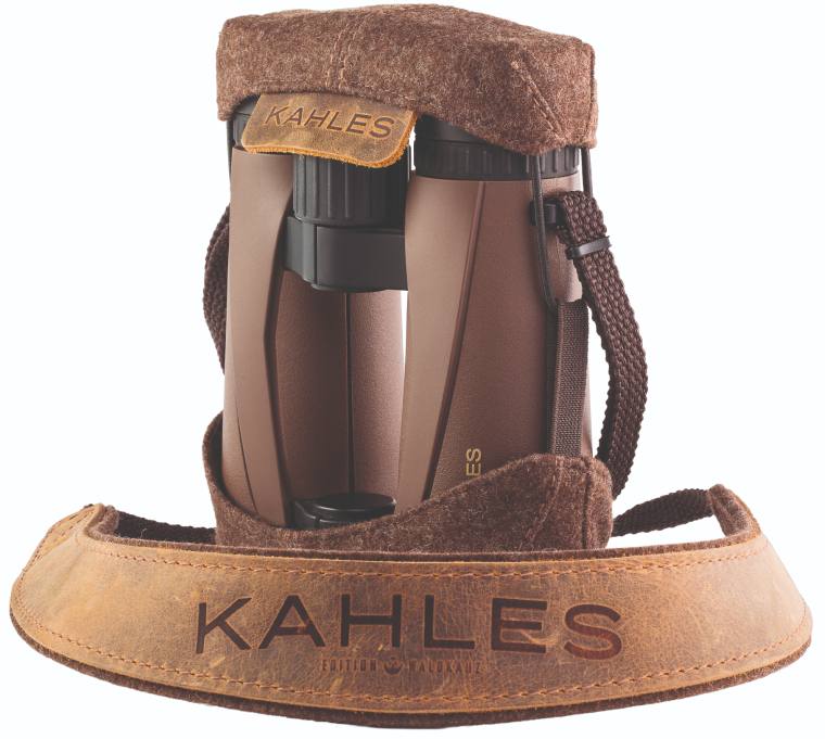 Protective cover and neckstrap for theKahles Helia 8x42 Binoculars